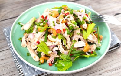 Salade de poulet Low Carb aux haricots verts